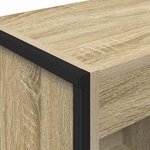 vidaXL Bibliothèque Sonoma 80 x 30 x 155 cm Bois d'ingénierie