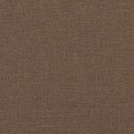 vidaXL Chaise longue de massage avec traversin marron tissu