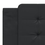 vidaXL Cadre de lit sans matelas noir 180x200 cm similicuir