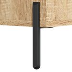 vidaXL Buffet chêne sonoma 69 5x34x90 cm bois d'ingénierie