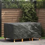 vidaXL Housse pour mobilier d'extérieur Noir 150 x 90 x 75 cm 210D