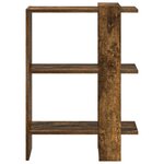 vidaXL Étagère Chêne fumé 52 x 25 x 71 5 cm Bois d'ingénierie