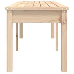 vidaXL Banc de jardin à 2 places 159 5x44x45 cm bois massif de pin