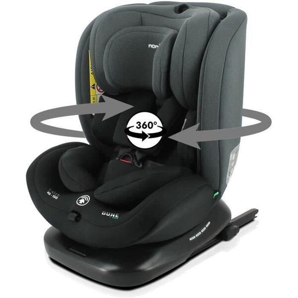 Siège auto isofix DUNE Groupe 0/1/2/3  0-10 ans  0-36 kg  40-150 cm  R 129 - inclinable