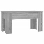 vidaXL Table basse Sonoma gris 101x49x52 cm Bois d'ingénierie