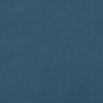 vidaXL Tête de lit avec oreilles Bleu foncé 203x23x78/88 cm Velours