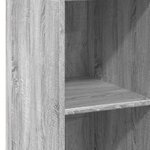 vidaXL Buffet sonoma gris 30x41x124 cm bois d'ingénierie