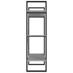 vidaXL Bibliothèque gris béton 100x30x105 cm bois d'ingénierie