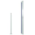 vidaXL Auvent latéral rétractable 160 x 500 cm Bleu