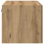 vidaXL Meuble mural Montage mural chêne artisanal 70 x 42.5 x 40 cm