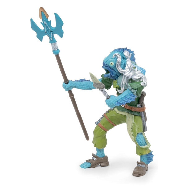 Figurine Papo Pirate Mutant Poisson - Détails Réalistes et Finition Artisanale
