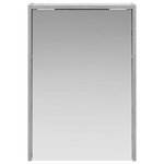 vidaXL Armoire Miroir de Salle de Bain Gris Sonoma 43 x 16 x 62.5 cm