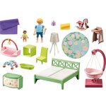 PLAYMOBIL 71609 - My Life Chambre de parents avec berceau suspendu