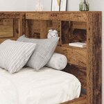 vidaXL Tête de lit de rangement Bois Ancien 75 cm Bois d'ingénierie