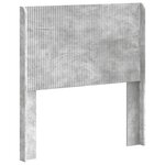 vidaXL Tête de lit Gris béton Bois d'ingénierie
