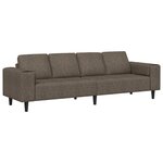 vidaXL Canapé de salon Gris foncé 250 x 77 x 76 cm