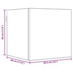 vidaXL Ensemble meuble TV 8 pc Bois d'ingénierie