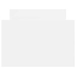 vidaXL Cadre de lit sans matelas blanc 90x190 cm