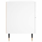 vidaXL Tables de chevet 2 Pièces blanc 40x35x47 5 cm bois d’ingénierie