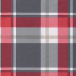 vidaXL Coussins de palette lot de 5 motif à carreaux rouge tissu