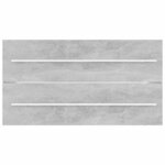 vidaXL Ensemble de meubles de salle de bain 2 Pièces Gris béton Aggloméré