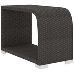 Vidaxl salon de jardin 8 pièces avec coussins résine tressée noir