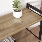 vidaXL Bibliothèque chêne artisanal 80 x 30 x 83 cm Bois d'ingénierie