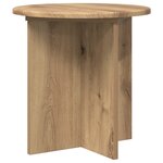 vidaXL Support de Plante 2 pc Chêne artisanal 40 x 40 x 40 cm
