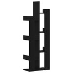 vidaXL Bibliothèque Chêne noir 48 x 25.5 x 140 cm Bois d'ingénierie