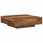 vidaXL Table basse Bois Ancien 100 x 100 x 31 cm