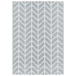 vidaXL Tapis d'extérieur ARAKIL gris 140 x 200 cm PP