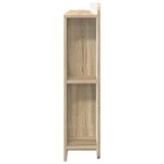 vidaXL Cabinet de Tête de Lit avec stockage Sonoma Bois d'ingénierie