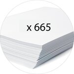 Classeur à levier PVC A4 dos de 70mm Gris x 10 EXACOMPTA