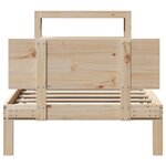 vidaXL Cadre de lit avec tête de lit sans matelas 75x190 cm