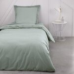 Housse de couette - 140 x 200 cm uni - Celadon