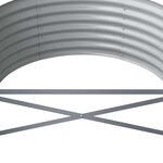 vidaXL Lit surélevé de jardin Acier galvanisé Anthracite