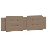 vidaXL Cadre de lit sans matelas cappuccino 180x200 cm similicuir