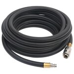 vidaXL Tuyau d'air hybride noir 0 6" 10 m caoutchouc et PVC
