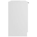 vidaXL Armoire salle de bain Blanc 64 5x33 5x59 cm Bois d'ingénierie
