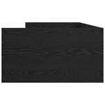 vidaXL Cadre de lit avec tiroir Chêne noir 90 x 200 cm Pin massif