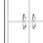 vidaXL Porte de douche ESG transparent 76x190 cm