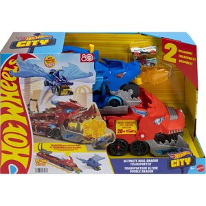 Mattel JBM72 - Hot Wheels-Transporteur 2 En 1 Dragons
