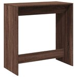 vidaXL Table de bar chêne marron 102x50x103 5 cm bois d'ingénierie