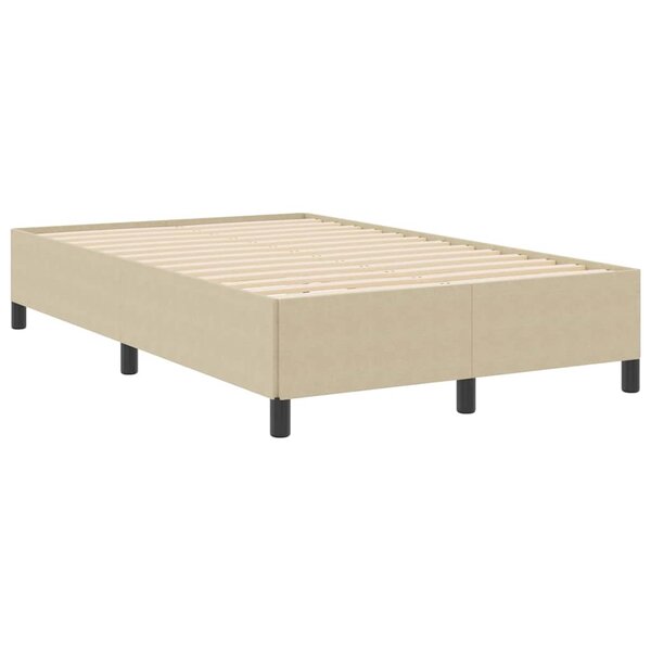 vidaXL Cadre de lit Vert gris 120 x 190 cm Tissu en velours côtelé
