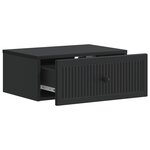 vidaXL Cabinet de chevet 2 pièces Noir 49 x 34 5 x 20 cm