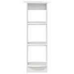 vidaXL Meuble d'appoint Blanc Brillant 40 x 40 x 100 cm