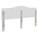 vidaXL Tête de lit Gris béton 180 cm Bois d'ingénierie