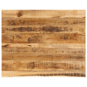 vidaXL Dessus de table 90x80x3 8 cm bord vif bois massif manguier brut