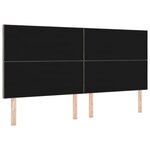 vidaXL Tête de lit avec des lumières à LED Réglable Taupe 200 cm tissu