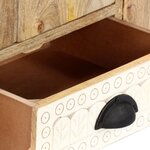 vidaXL Meuble TV 120x30x40 cm Bois massif de manguier